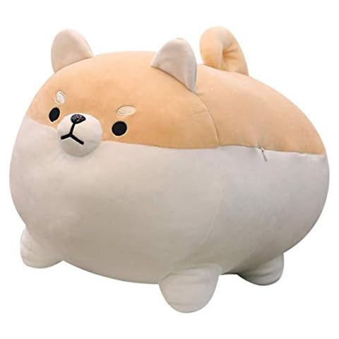Auspicious beginning Shiba Inu Plush-19.6" Corgi Plush Dog Plushies Stuffed Animal, Plushie Toy Anime Kawaii Plush Soft Pillow, Giant Plushies Plushy, Cute Plushies Birthday Gifts for Kids Boys Girls Cover