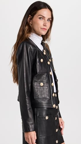 L'AGENCE Women's Jayde Collarless Jacket4