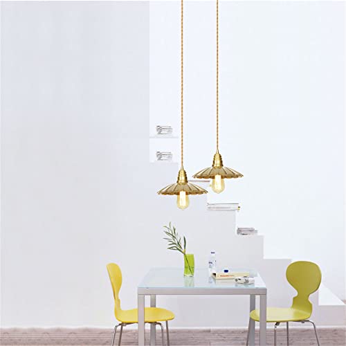 Iluminación de araña industrial dorada moderna con acabado premium 2