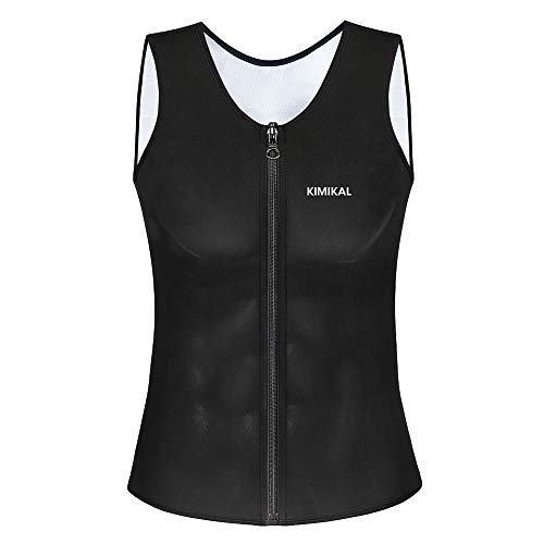 Kimikal Waist Trainer Vest for Men Weight Loss-Neoprene Corset Slimming Belt Body Shaper