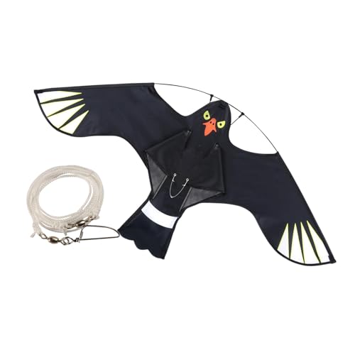 Pássaros assustando pipa, pipa assustadora de pombos - Fazenda Falcão Kite - Kite voadora de falcão