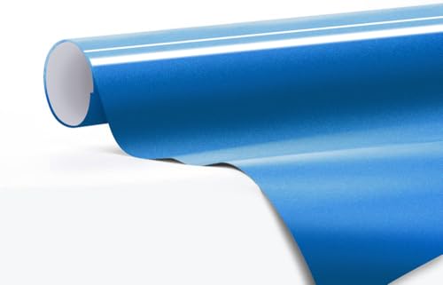 Image of VViViD 3M Automotive Vinyl Wrap Roll (Gloss Blue Metallic, 1 /2ft x 5ft)
