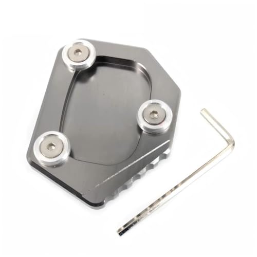 Plaque Béquille Moto de Haute Précision - Rallonge de Support Robuste Grise CBR500R