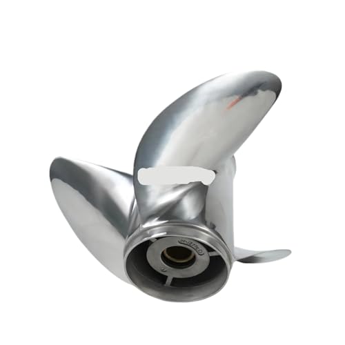 Image of Outboard Propeller 13 3 /4 * 21 for 150HP 170HP 200HP 225HP 300HP Engine Part 3 Blade 15 Spline Stainless Steel