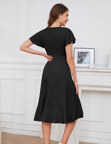 Image of DRESSTELLS Women's Cocktail Dresses 2026, Formal Fall Wedding Guest Dress