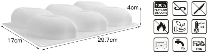 Miniatura 3 de Molde de silicona para tartas de mousse de rosas de 8 pulgadas para el día de San Valentín herramienta para hornear chocolate con fondant