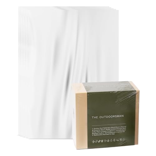 Spartan Industrial - 14" X 20" Large Shrink Wrap Bags - Pack of 500 Shrink Wrap for Baskets, Handmade Goods, Bottles, and More