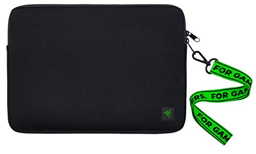 Razer RC21-01440100-R3M1 Neoprene Sleeve V2 13.3-Inch Laptop Case, Protective Exterior, Padded Interior, Waterproof Zipper Tape