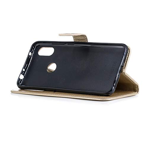 Couverture holster shell Xiaomi Note 6 fini cuir et rabat horizontal