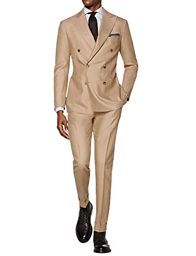 Costume croisé 2 pièces homme pour mariage et grand vêtement de fête chic
