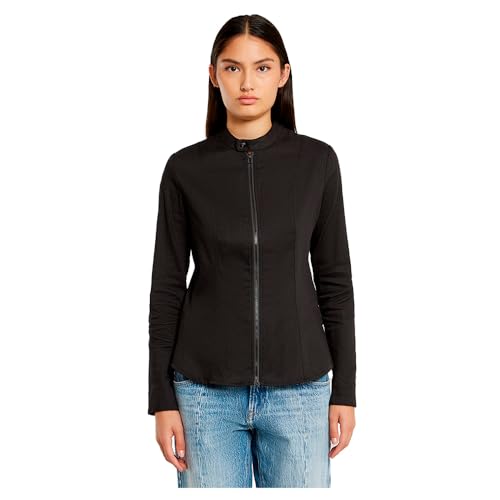 G STAR Camiseta Lynn Lunar Slim Wmn LS para Mujer, Azul Raw Denim D26501 e033 001, XS