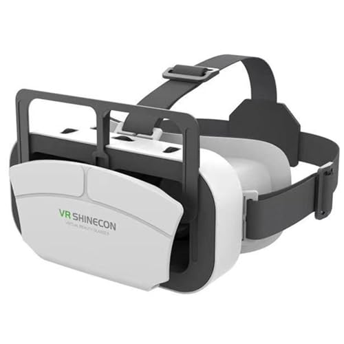 Auriculares VR Ajustables: Gafas de Realidad Virtual para películas, 3D inmersivas | Dispositivo visualización cómodo Adultos, Auriculares compatibles con Todos los teléfonos Inteligentes 4.5