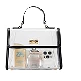 VUIASK Clear Bag For Stadium Events, Clear Purse For Women, Trendy Fashionbag, Fashion Shoulder&Handbags Stadium Approved Events Festivals
