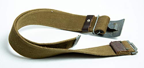 Vintage Military Belt for Men - WW2 & Soviet - Russian Field Belt in Green Canvas4