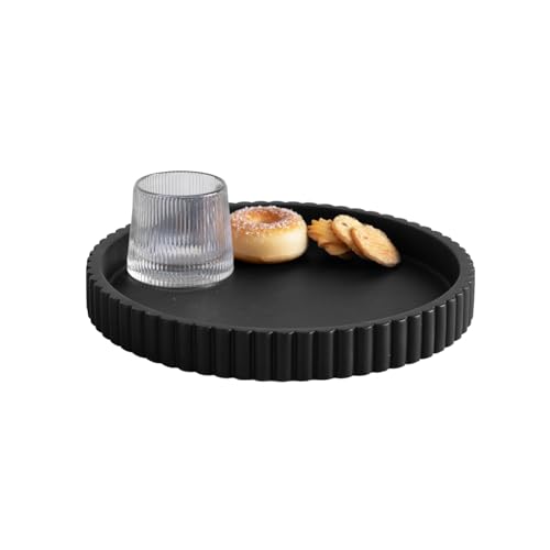 Plateau table basse béton noir pour ranger et décorer - 2