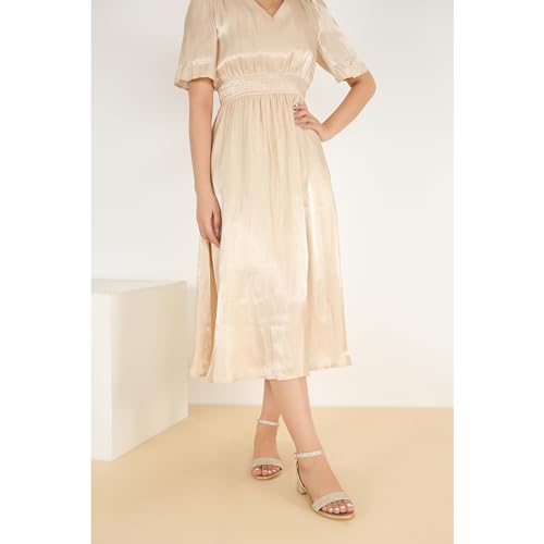 Image of Women's Ankle Strap Sandals, Low Block Heel, Open Toe Summer Dress Shoes with Buckle Closure