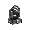 ColorKey Mover Miniwash Quad 4 MKII Party Light 4x12W RGBW Compact Moving Head DJ Lights Digital Dimmer and Strobe are Ideal for Lighting up Dance Floors and Performance Stages