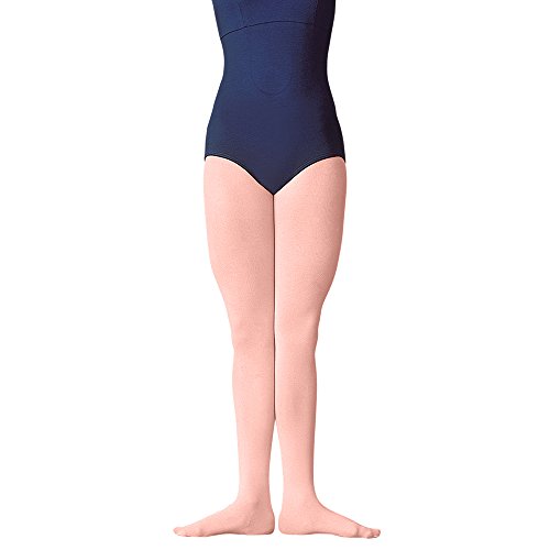 Image of TotalSTRETCH Knit Waist Footed Tights DANCE PINK / Adult - S-M