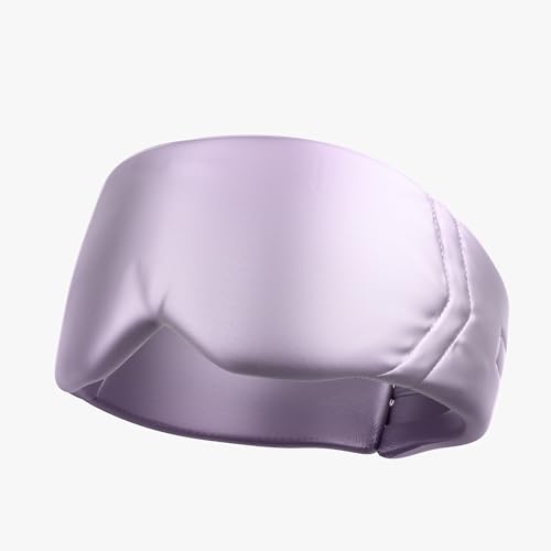 Image of Frido Sleep Eye Mask for Men & Women | Ultra-Soft Sleeping Eye Mask | Light Blocking Design | Multi-Adjustable Strap | No Pressure Fit | Lightweight Sleep Eye Mask For Home & Travel Use (Lavender)