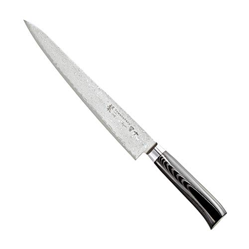 片岡製作所 特殊包丁 ブラック 240mm TAMAHAGANE 粲 響十 筋引き SNK-1113