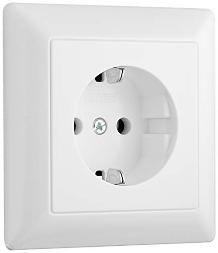 Jung 1520 WW Schuko stopcontact 16 A 250 V serie AS 500 alpinewit 250 V