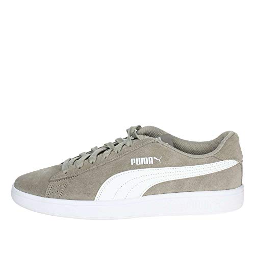 Puma Unisex Smash V2 Low-Top Sneakers, Elephant Skin Puma White, 6 UK