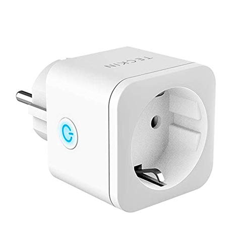 WLAN Smart Socket - Teckin Mini Smart Plug 16A, Works with Amaon Alexa, Siri and Google Home, with App Control Anywhere and at Any Time - Set of 1