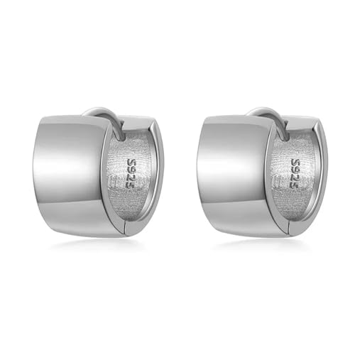 Boucles d'oreilles stud waqih pour femme en version rock lisse de mariage