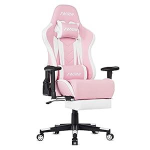 IntimaTe WM Heart 0001 Gamingstoel, gaming stoel, van kunstleer, gaming stoel met voetensteun, ergonomische…