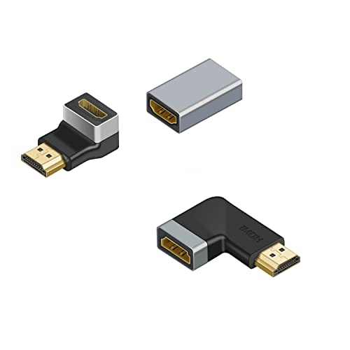 HDMI L�^�ϊ��A�_�v�^ ���E�ϊ� 90�x+270�x ���X - ���X�i3�Z�b�g�j HDMI�I�Xto���X�A�_�v�^ L�^ HDMI�����A�_�v�^ 4K/60Hz 3D�Ή�