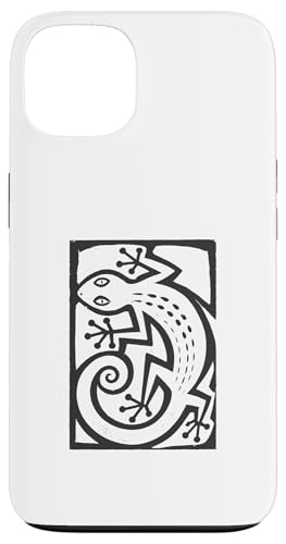 Gecko ���m�J�b�g�X�^�C�� �~�j�}���X�g �A�j�}���A�[�g �X�}�z�P�[�X iPhone 13 �p