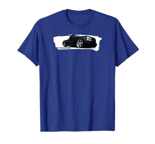 OBS Mamalona Trokiando on Big Wheels Lowered Paint Effect T-Shirt, Men, Royal Blue, 3X-Large