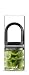 Evak Fresh Saver Airless Canister, Glass & Stainless, Black Gloss handle, Large