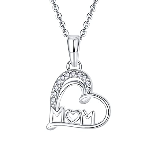 Collier Argent 925 pour Femme : pendentif cœur d'exception en zirconium