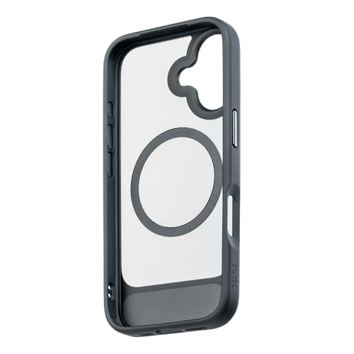 Image of TEKNE Hybrid Frost Matte Polycarbonate Case for iPhone 17 | MagSafe Compatible | 6ft Drop Protection | Anti-Fingerprint | Shockproof Corners | Ultra Slim Back Cover (Black)