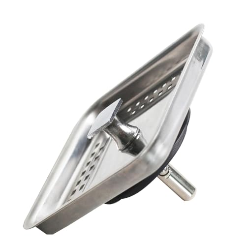 Colador cuadrado de acero inoxidable para fregadero miniatura 4