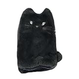 フレンズヒル ネコファー 指ぬきグローブ ブラック LW-417-528