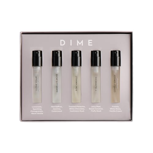 DIME Beauty Perfume Sampler, Hypoallergenic, Clean Perfumes, Eau de Parfum For Women (Set of 5, 2...