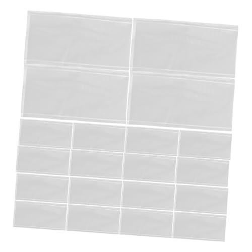 Abaodam 100Pcs PVA Water Soluble Bags for Carp Fishing Mesh Bags Fully Dissolves Water for Solid Bait Use for All Year Fishing