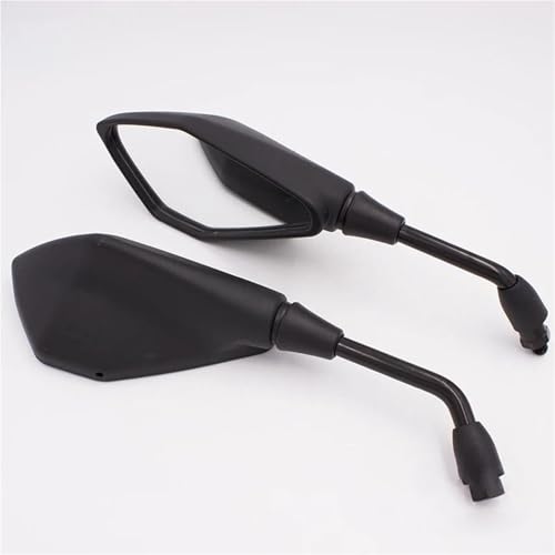 Espejos retrovisores universales de moto para Yamaha MT07 con anclaje de manillar negro 4