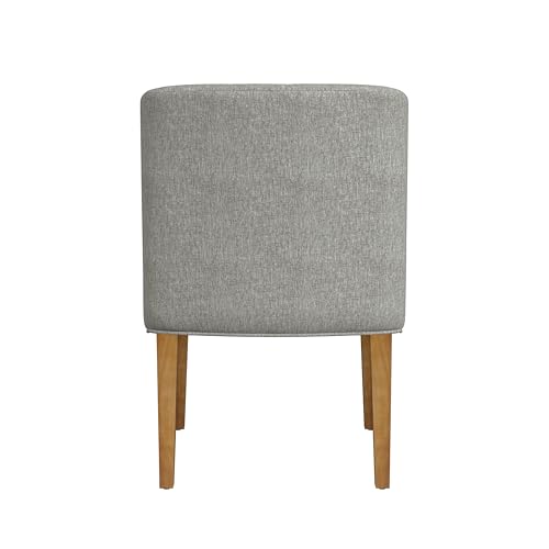 Image of HomePop Low Back Dining Chair - Gray Woven (Single Pack)