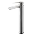 Fresca FFT3112BN Livenza Single Hole Vessel Mount Bathroom Vanity Faucet, Brushed Nickel