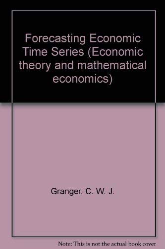 Forecasting Economic Time Series
