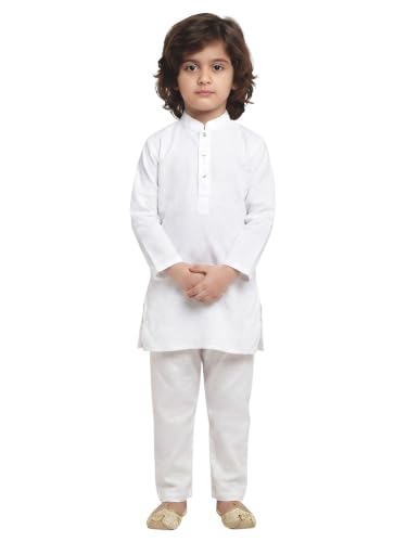 Image of POLKA TOTS Boys Cotton Pathani Set | Premium Pathani Kurta & Pyjama Set for Boys | Kurta Pajama for Kids Boy | Pathani Suit for Kids, Baby Boys & Toddlers | Ethnic Wear for Boy