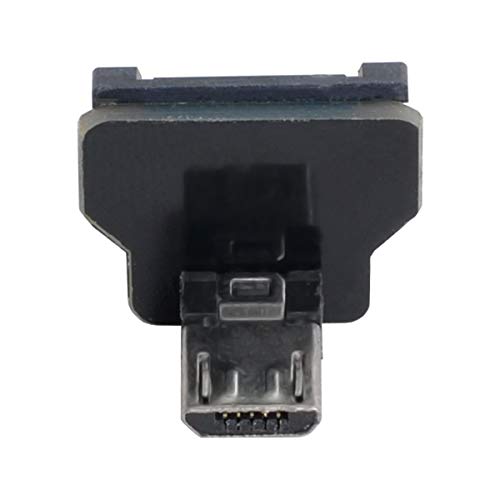 Conector xiwai Micro USB macho ángulo UP miniatura 2