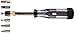 SK Hand Tool 73516 Quick Change 6-in-1 Screwdriver, 7.25-Inch Long, Clear