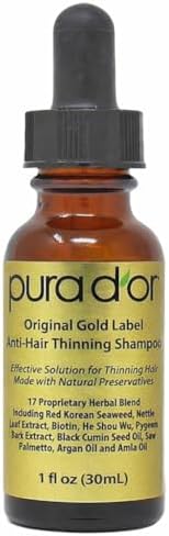 PURA D'OR 1 oz Biotin Original Gold Shampoo with Argan oil