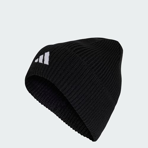 Bonnet Tiro League Woolie adidas en maille douce noire et blanche taille XS-S - 5