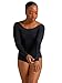 Capezio Women's Long Sleeve Leotard,Black,Large