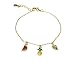 RACHEL Rachel Roy Gold Pineapple Watermelon Leaf Flex Bracelet for Women Fashion Jewelry